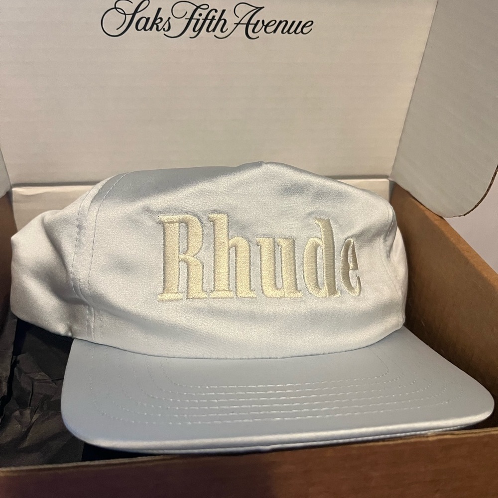 RHUDE SATIN SNAPBACK